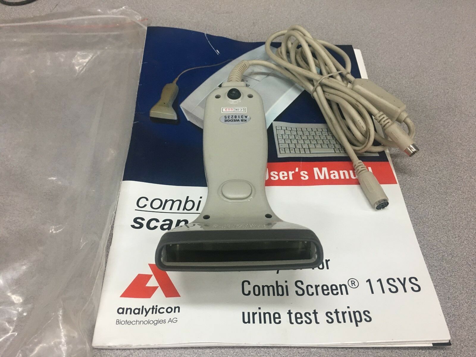 NEW IN BAG ANALYTICON COMBISCAN 500 WAND A318235