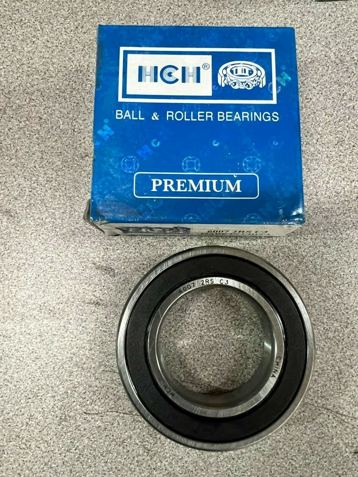 LOT OF 5 NEW IN BOX HCH BALL BEARING 6007 2RS C3