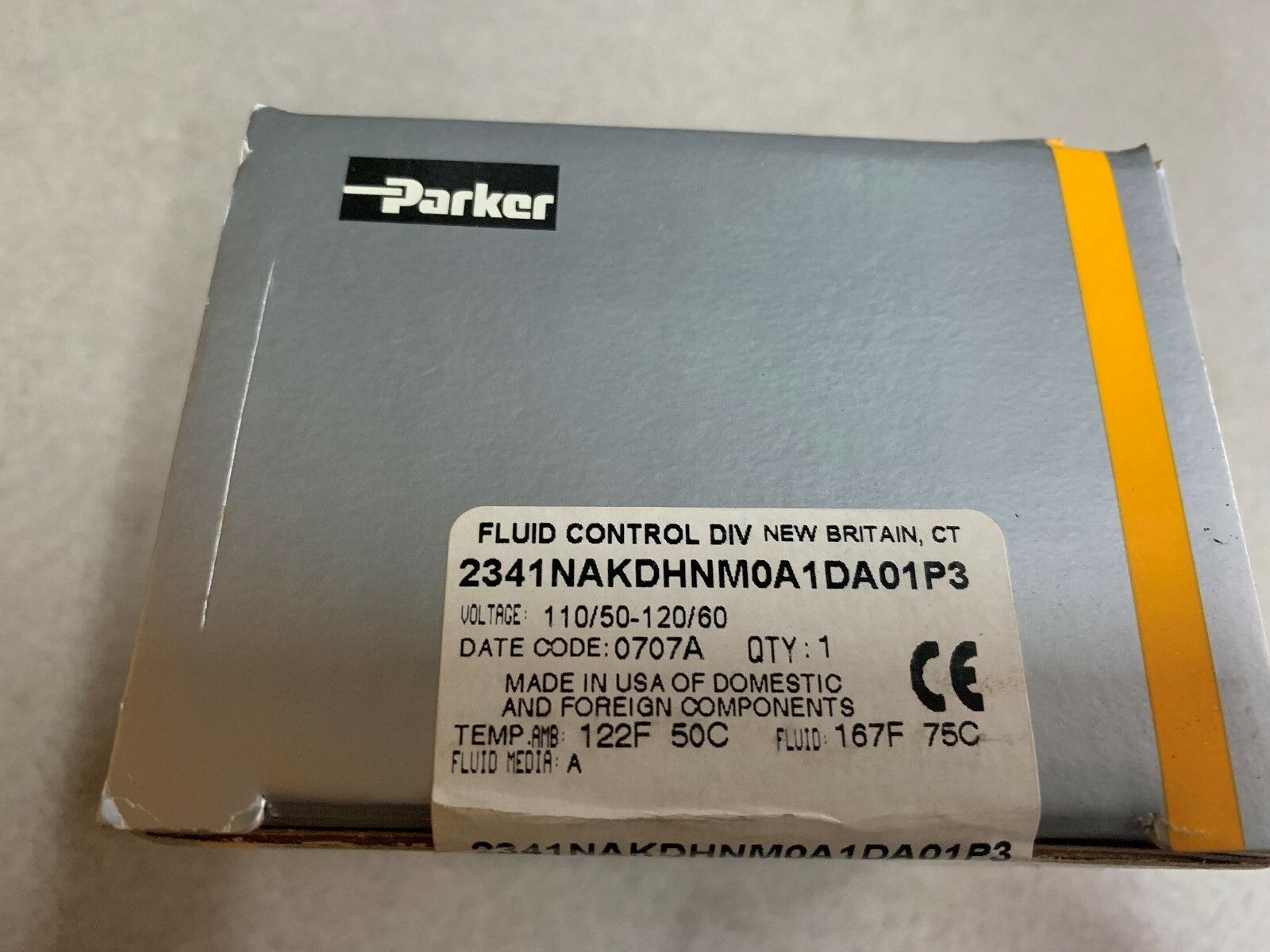 FACTORY SEALED PARKER VALVE  2341NAKDHNM0A1DA01P3