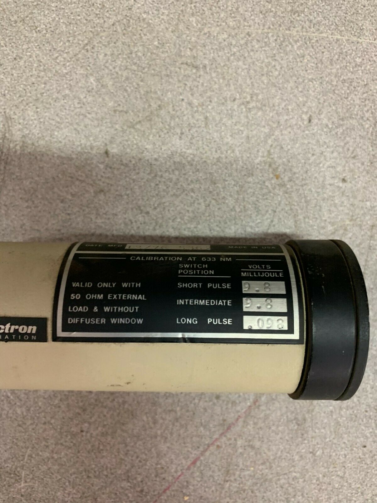 USED MOLECTRON J3-02 PART