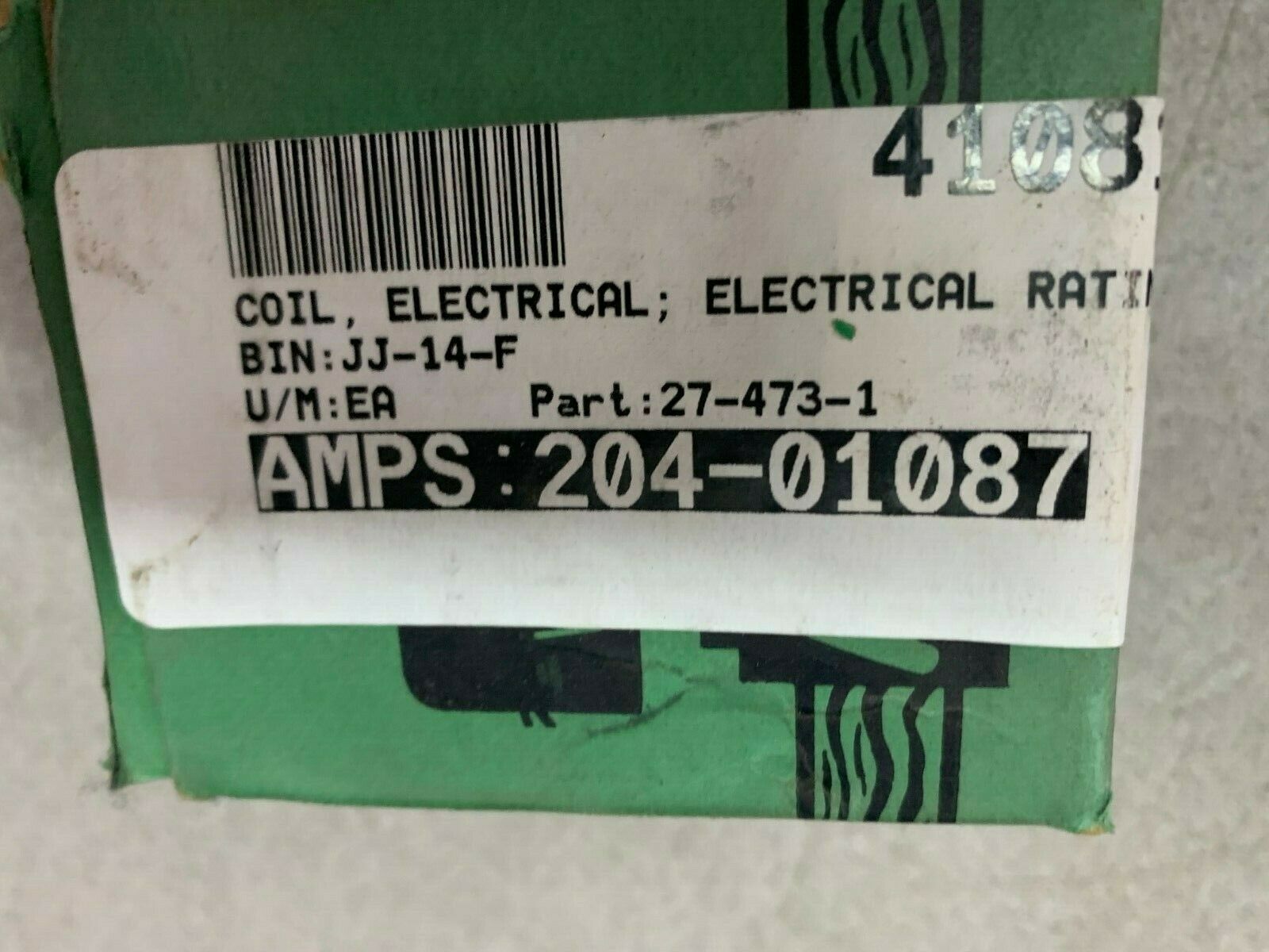 NEW IN BOX ASCO 115V COIL 27-473-1