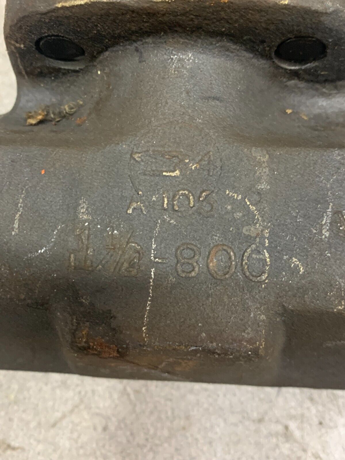 NEW NO BOX ANVIL PRODUCTS 1-1/4" GATE VALVE 800PSI. FIG. 811