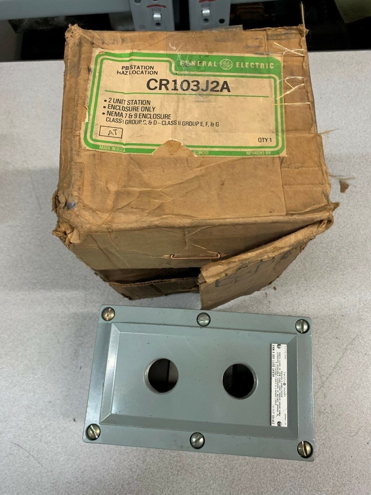 NEW IN BOX GE 2 UNIT STATION CR103J2A