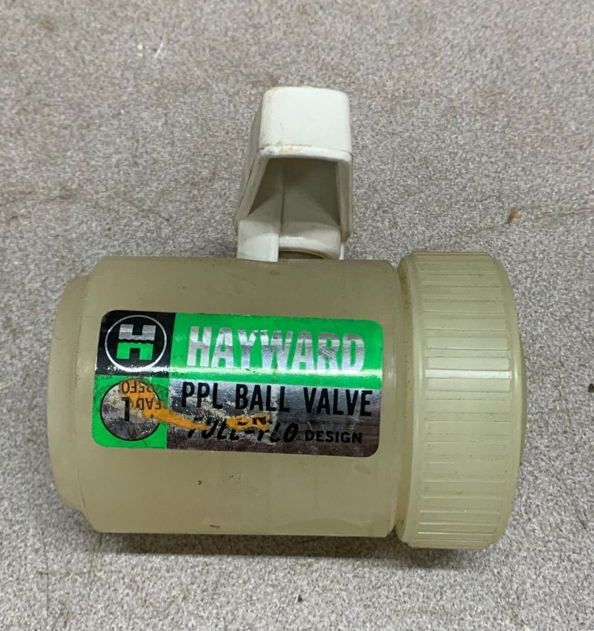 NEW NO BOX HAYWARD 1" POLY PRO BALL VALVE BV-100-THR