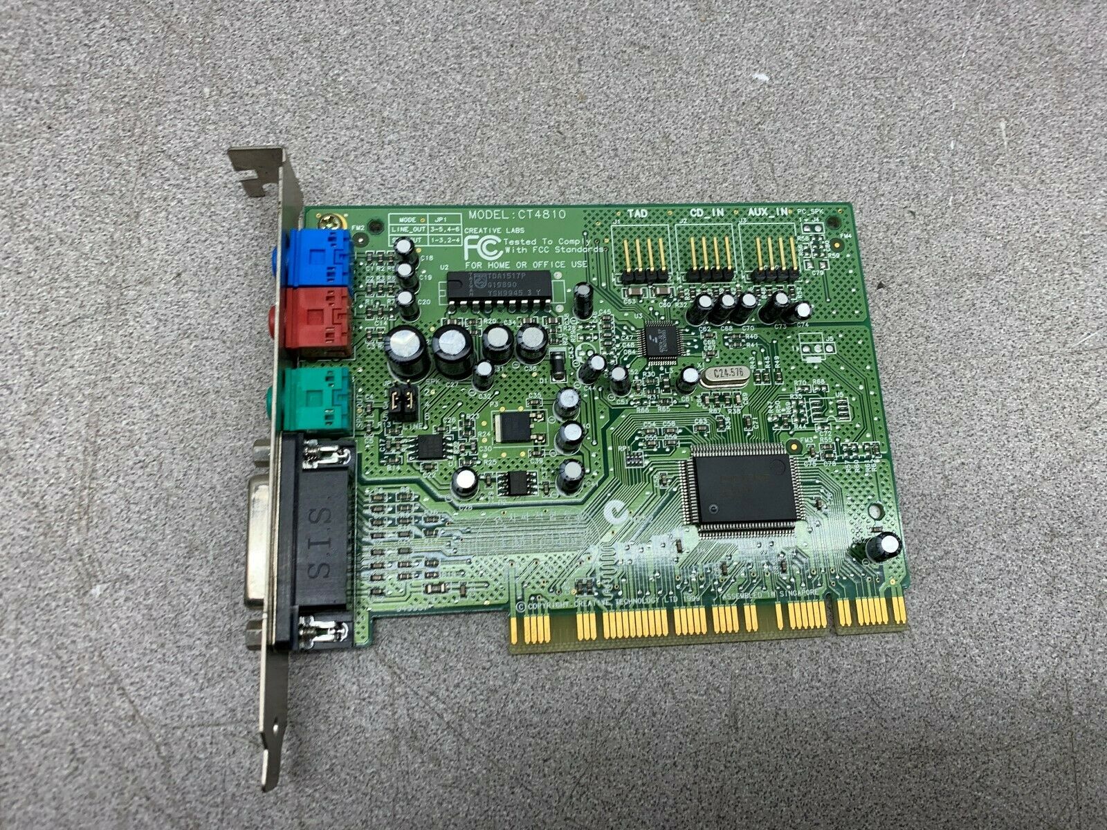 USED CREATIVE SOUND CARD CT4810