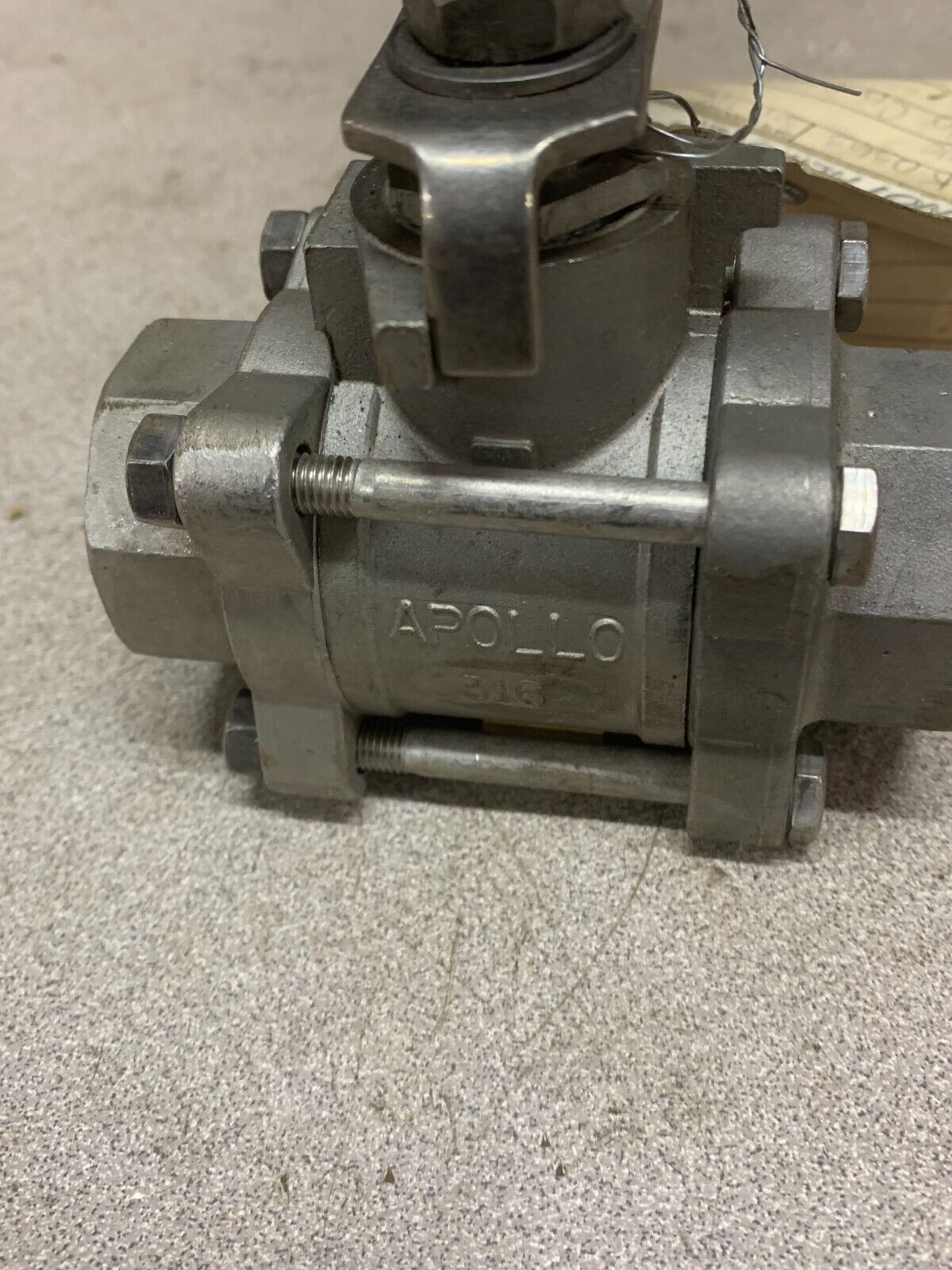 NEW NO BOX APOLLO 316 1" BSTAINLESS BALL VALVE 800 WOG