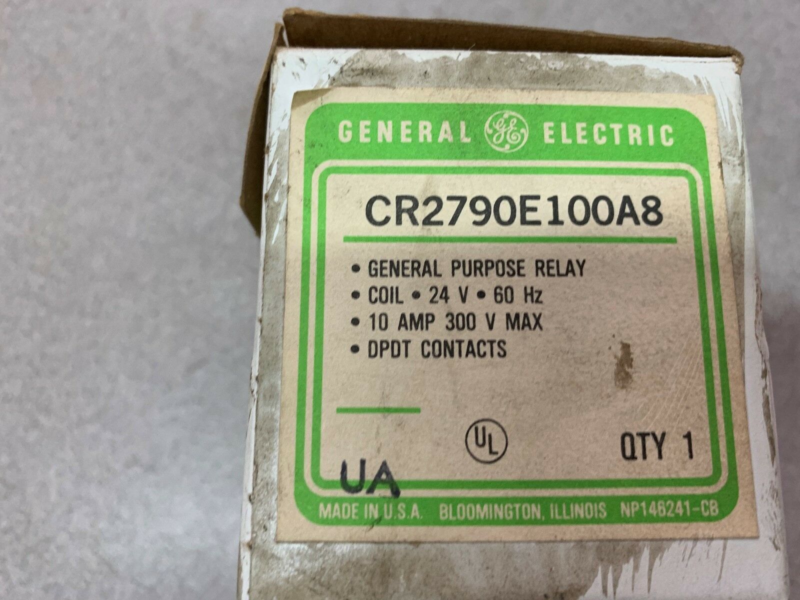 NEW IN BOX GE RELAY CR2790E100A8