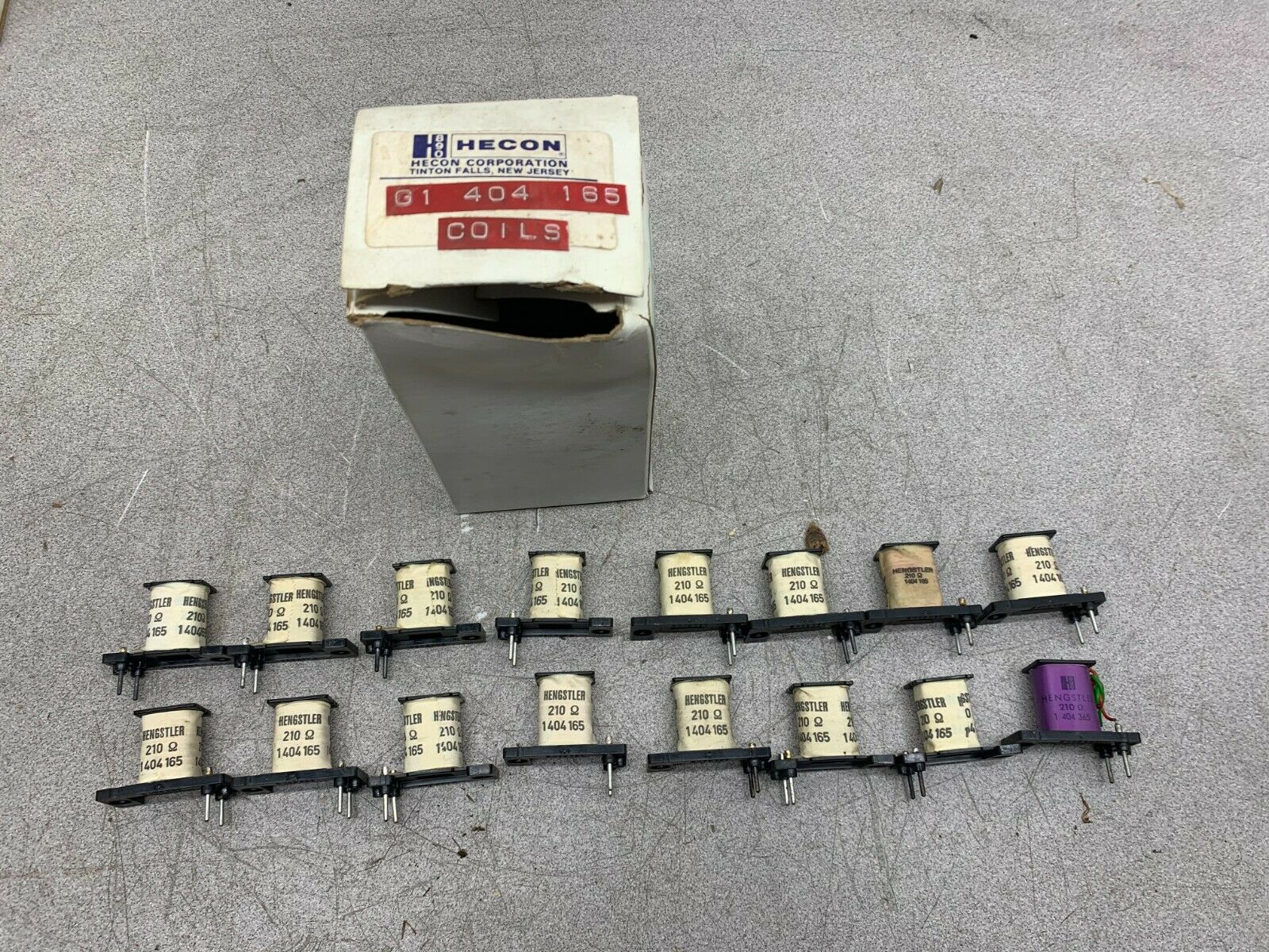 BOX OF 16 NEW IN BOX HECON COIL G1 404 165