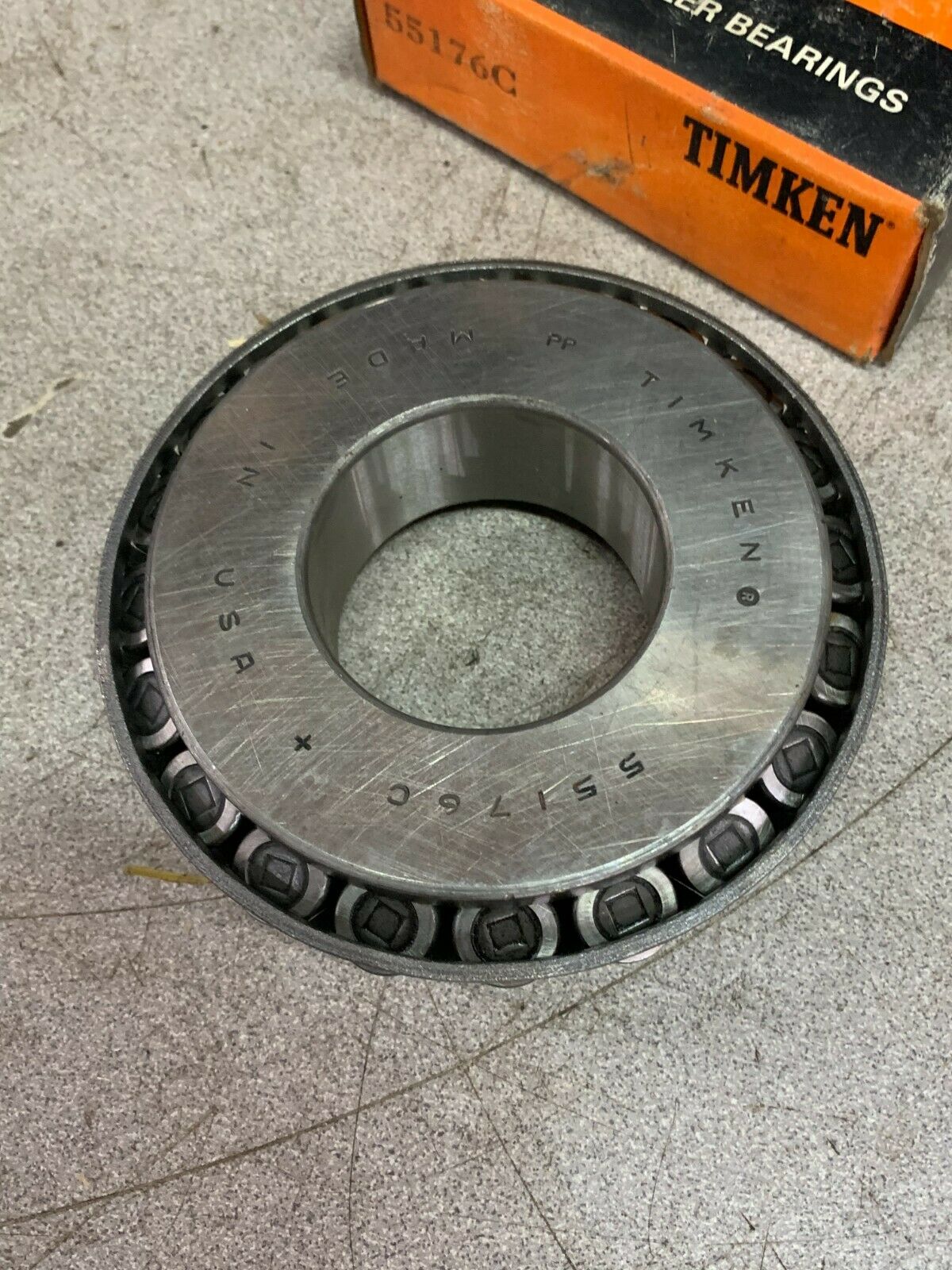 NEW IN BOX TIMKEN TAPERED ROLLER CONE BEARING 55176C