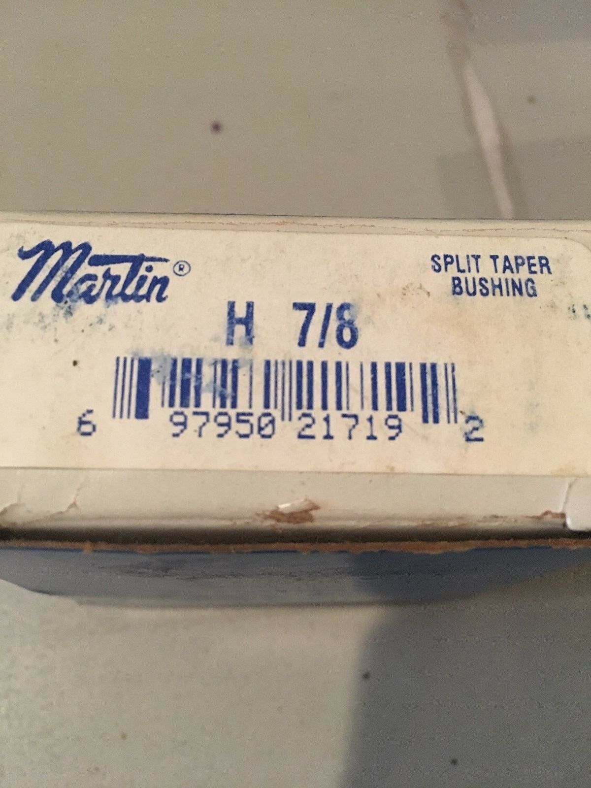 NEW IN BOX MARTIN BUSHING H 7/8