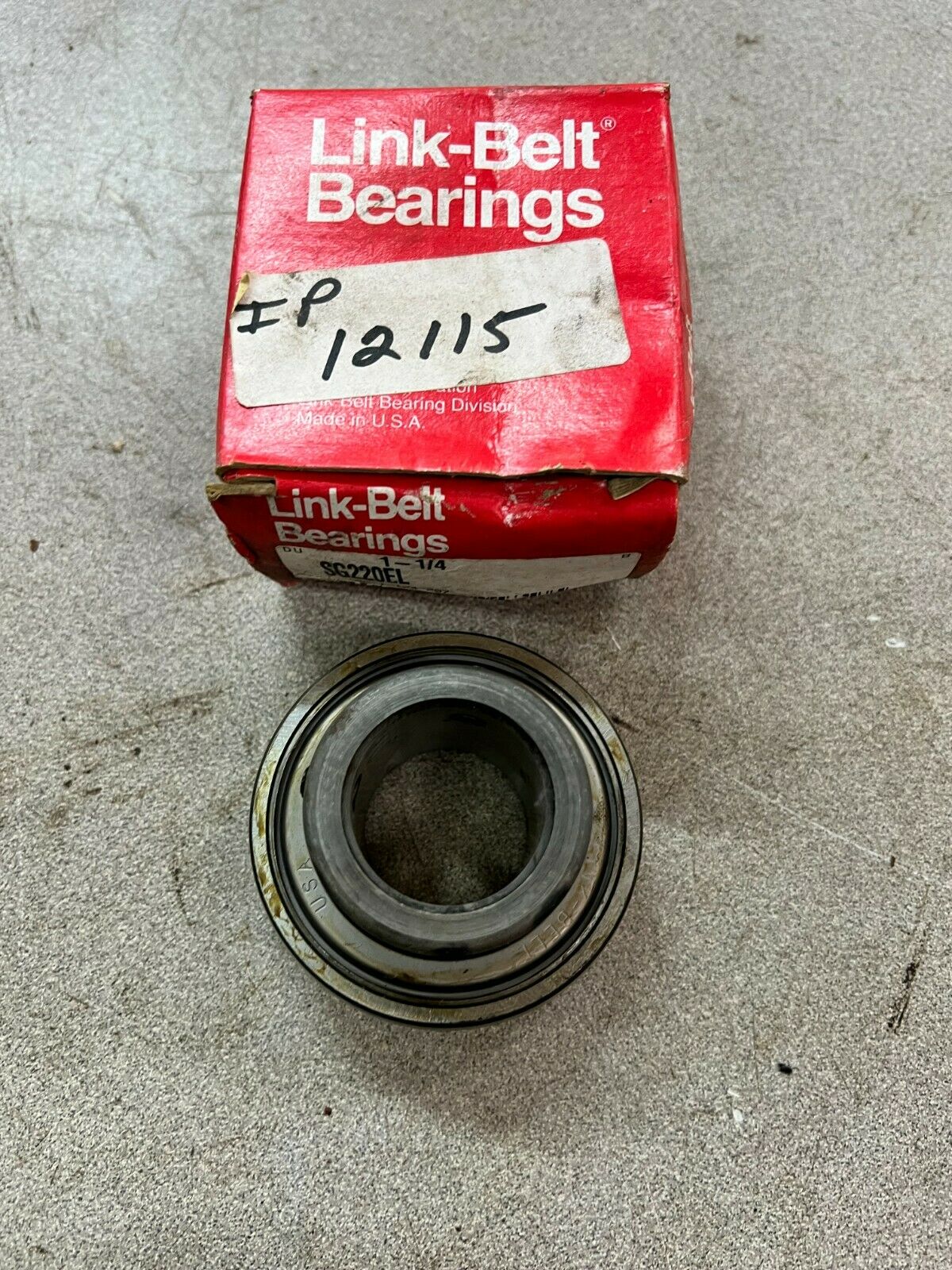 NEW IN BOX LINKBELT BALL BEARING SG220EL