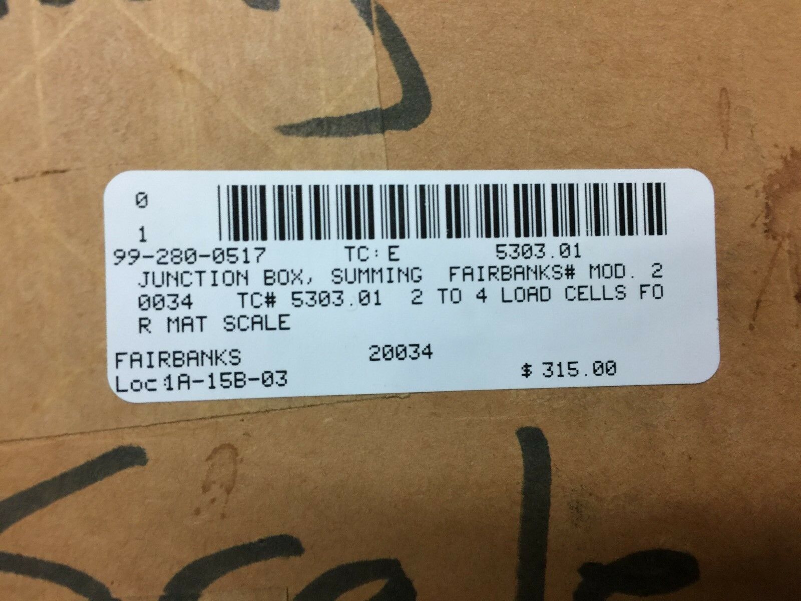 NEW IN BOX SENSORTRONICS 2000 SERIES 2 TO4 LOAD CELLS J-BOX 2003-4