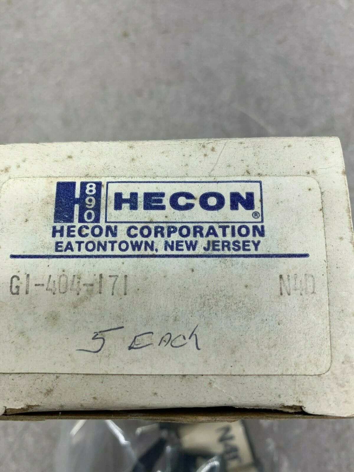 BOX OF 5 NEW IN BOX HECON COILS G1-404-171