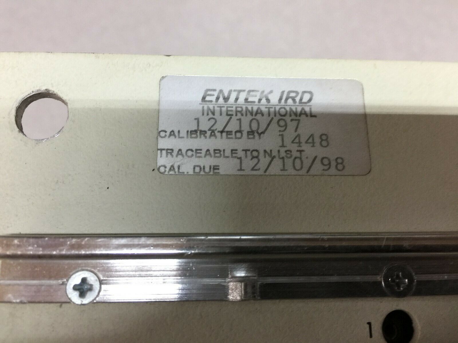 USED IRD MECHANALYSIS MACHINE MONITOR 5806 / 23550