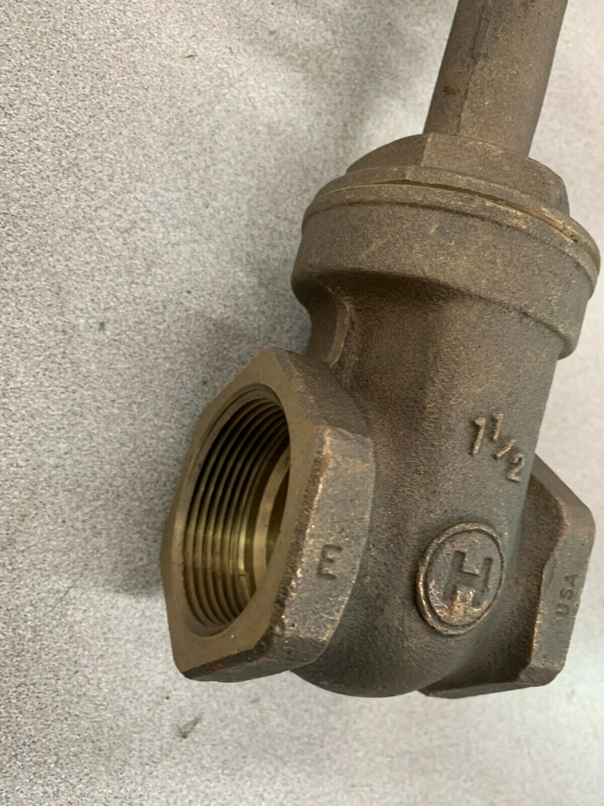 NEW NO BOX HAMMOND 1-1/2" BRONZE GATE VALVE IB640