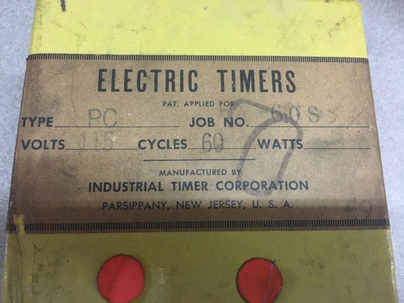 NEW IN BOX ELECTRIC TIMERS PC 60S