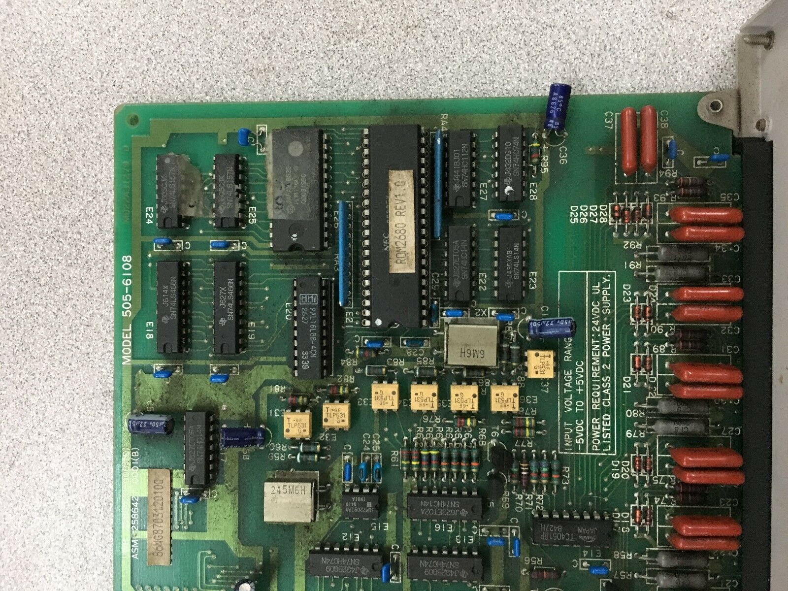 USED TEXAS INSTRUMENTS INPUT MODULE 505-6108