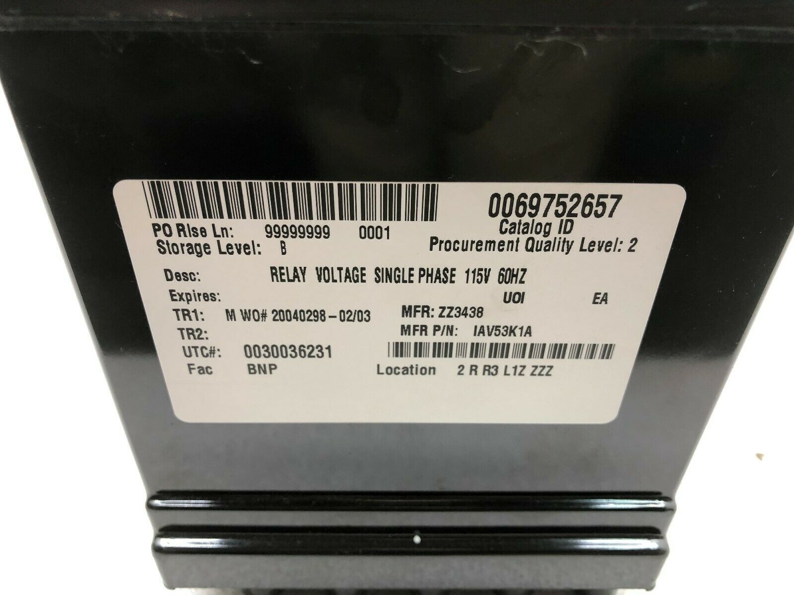 NEW NO BOX GE 115 VAC VOLTAGE RELAY 12IAV53K1A