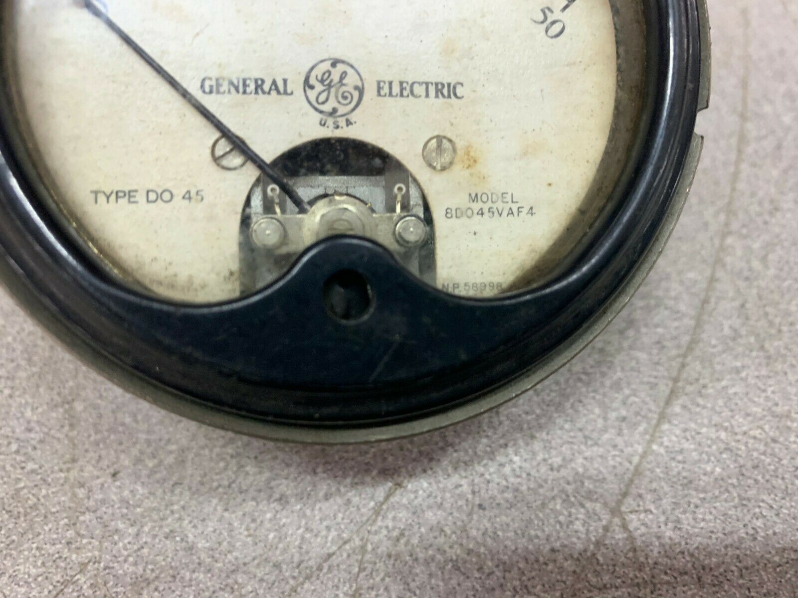 USED GE 0-50 ACV METER DO458D045VAF4