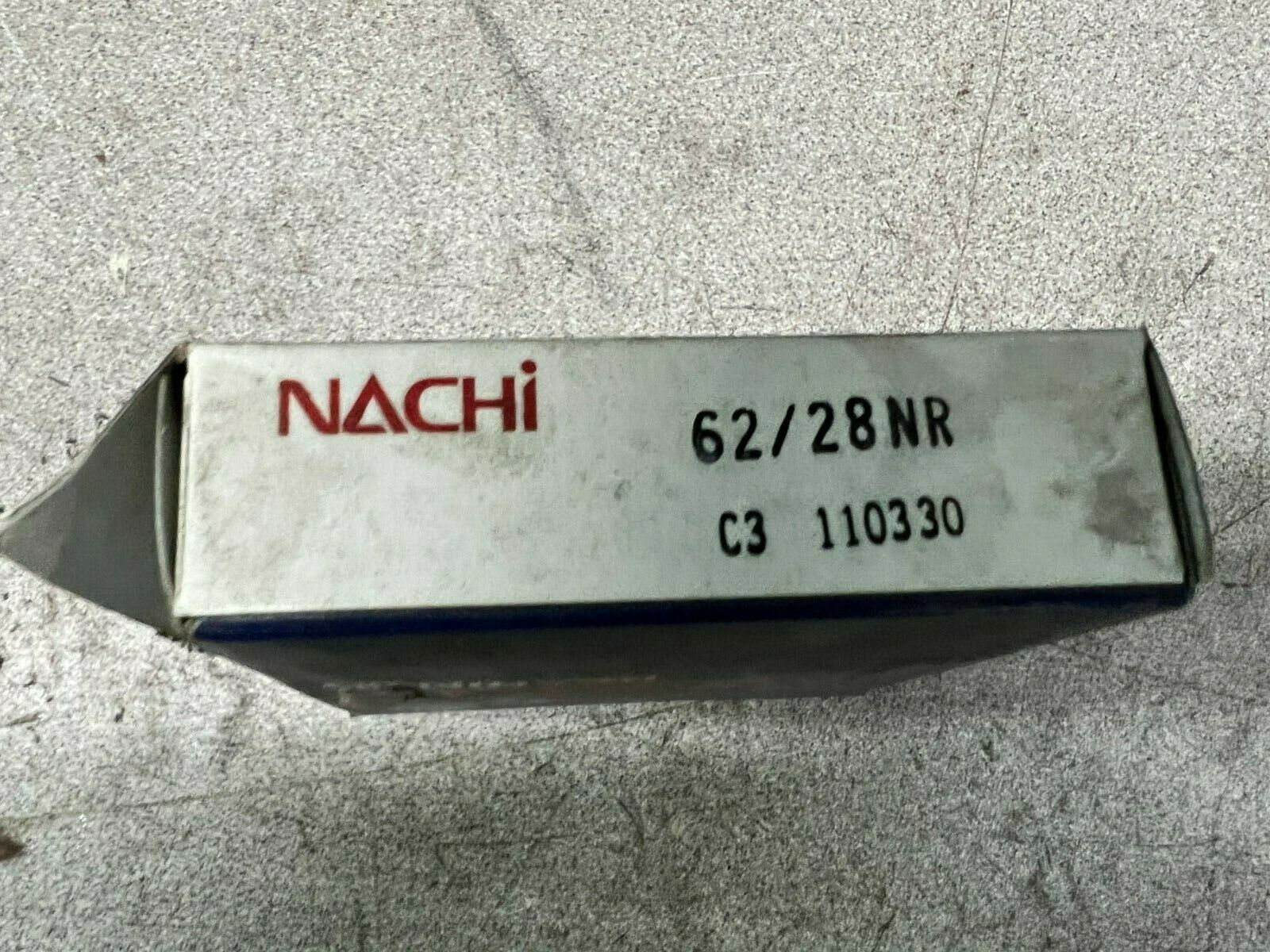 NEW IN BOX NACHI 62/28NR ROLLER BEARING 62/28N C3