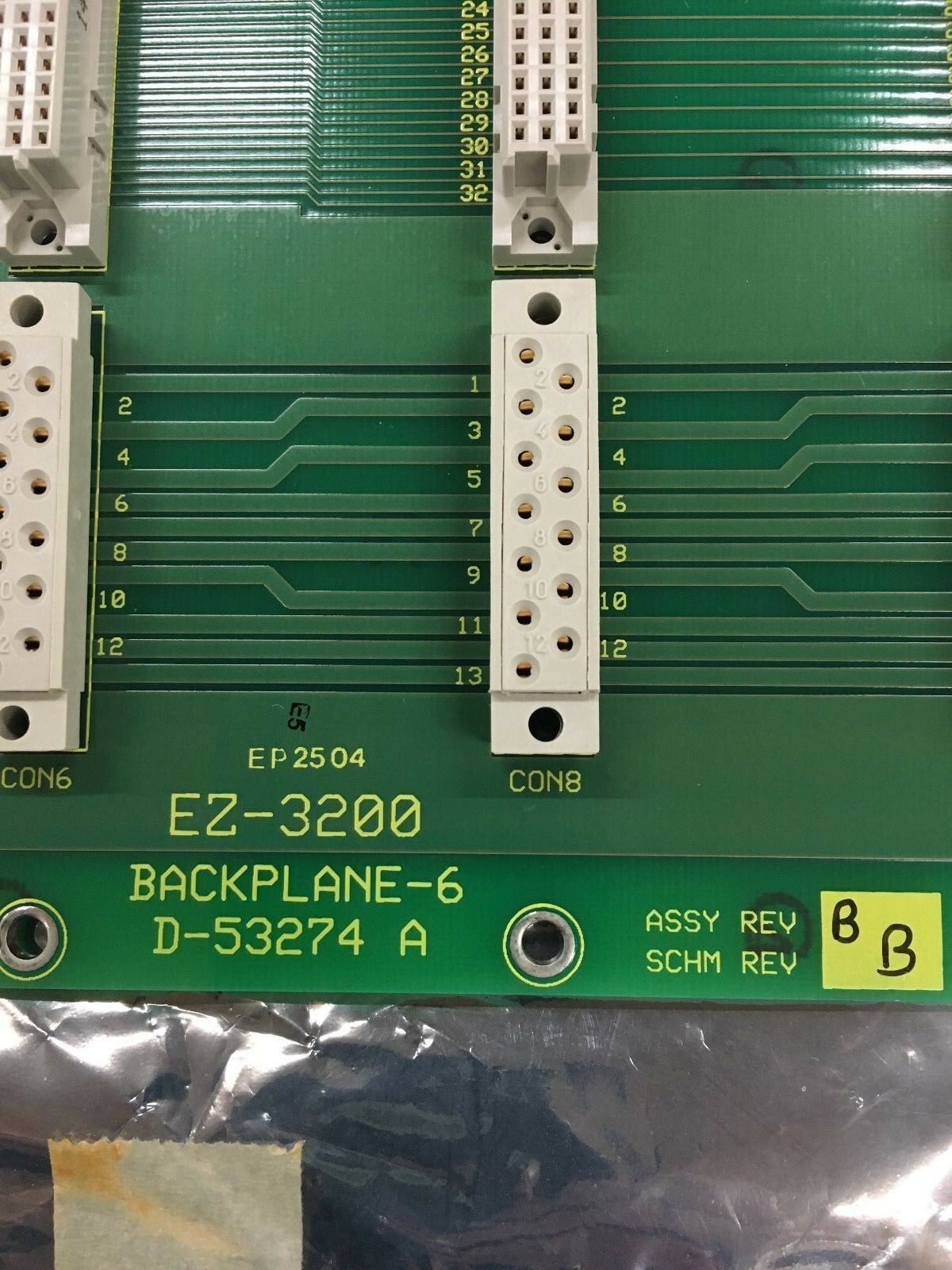 NEW NO BOX THAYER SCALES EZ-3200 BACKPLANE-6 D-53274 A