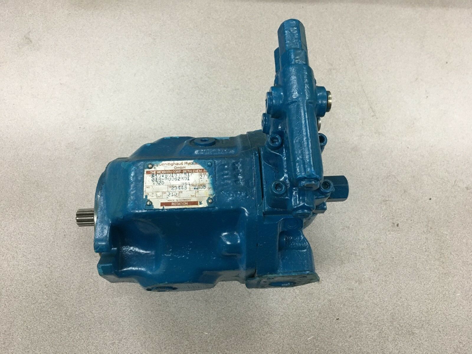 NEW REXROTH HYDRAULIC PUMP A10VS018DFR1/31R-PUC62K01S020