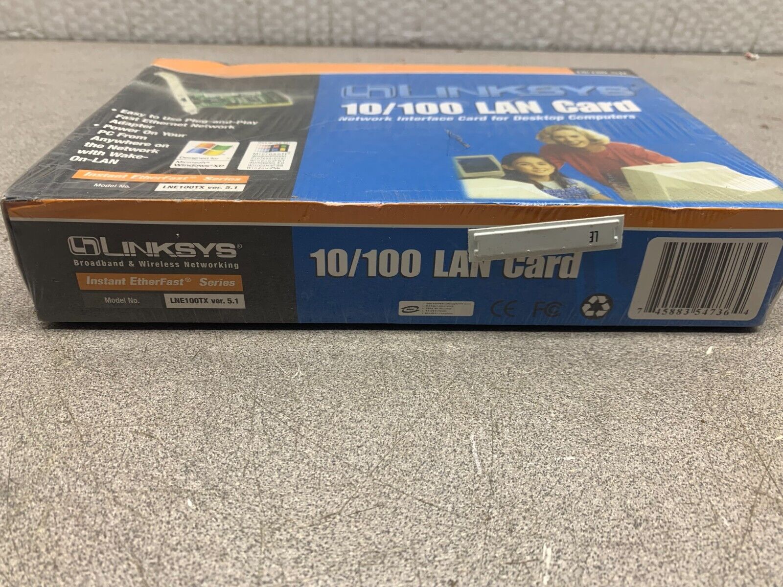 NEW SEALED BOX LINKSYS 10/100 NIC NETWORK INTERFACE CARD 10/100 LAN