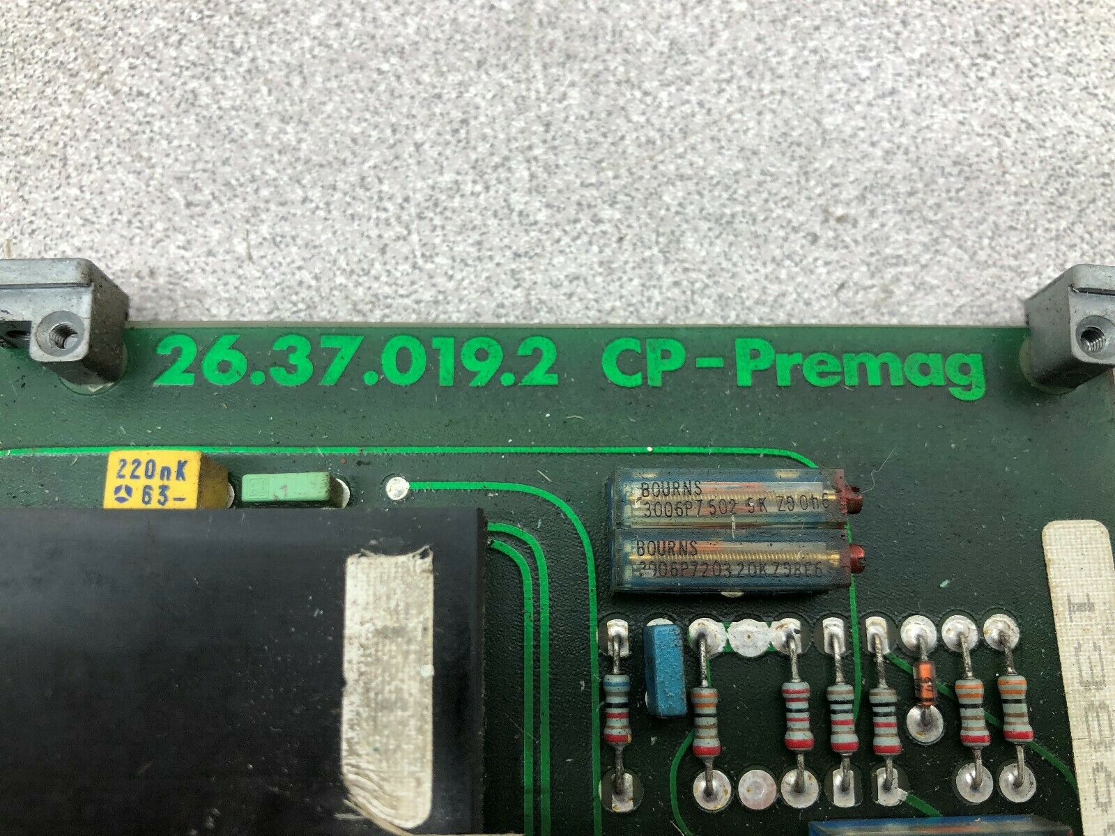 USED CP-PREMAG CIRCUIT BOARD 26.37.019.2