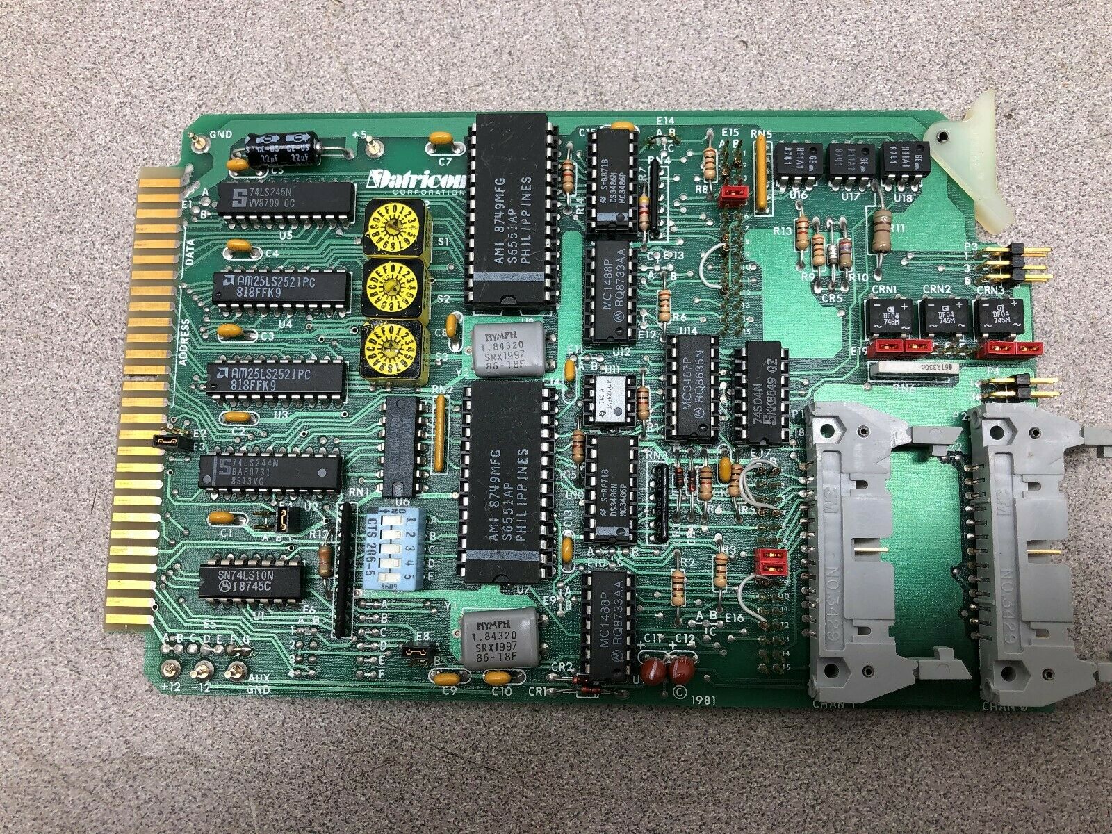 USED DATRICON CIRCUIT BOARD 12383-F