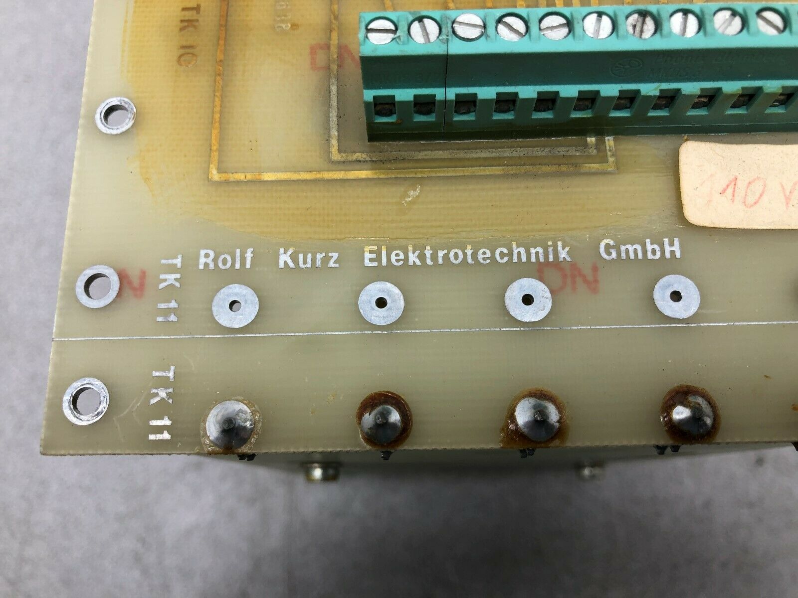 USED ROLF KURZ POWER SUPPLY CIRCUIT BOARD TK-10