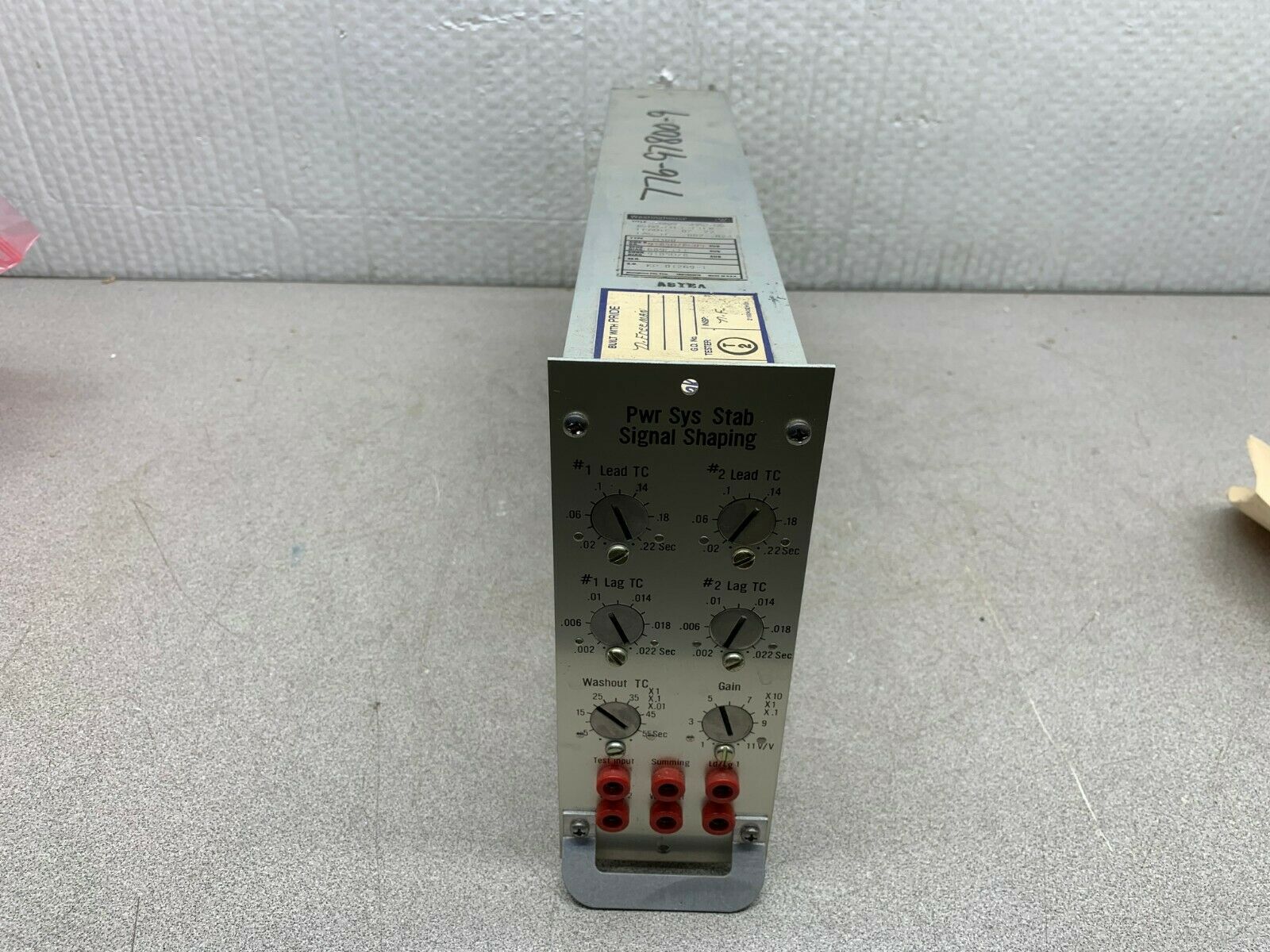 NEW NO BOX WESTINGHOUSE SIGNAL SHAPING MODULE 9185D78G04 TYPE M300