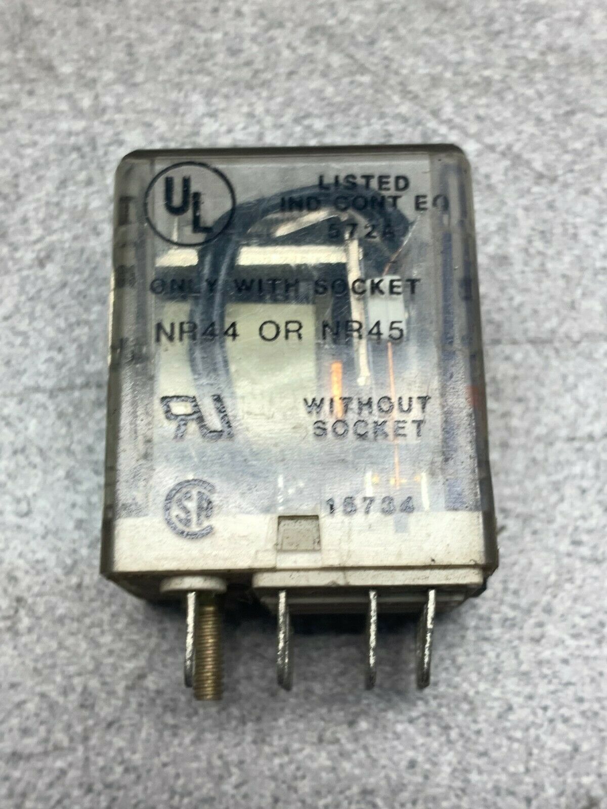 LOT OF 3 USED SQUARE D RELAY 8501 RS4