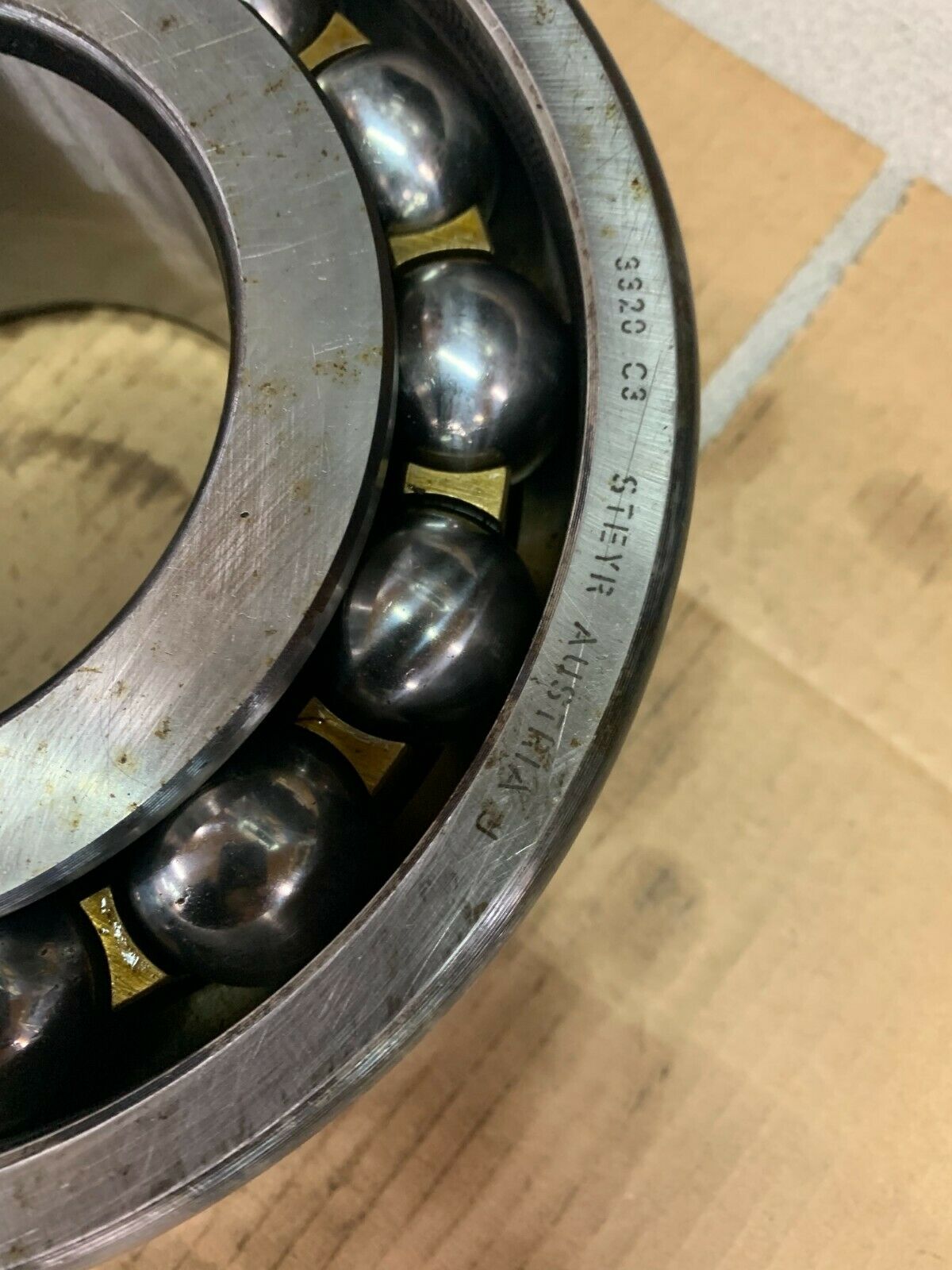 NEW NO BOX STEYR 3320C3 DOUBLE ROW BALL BEARING 3320 C3