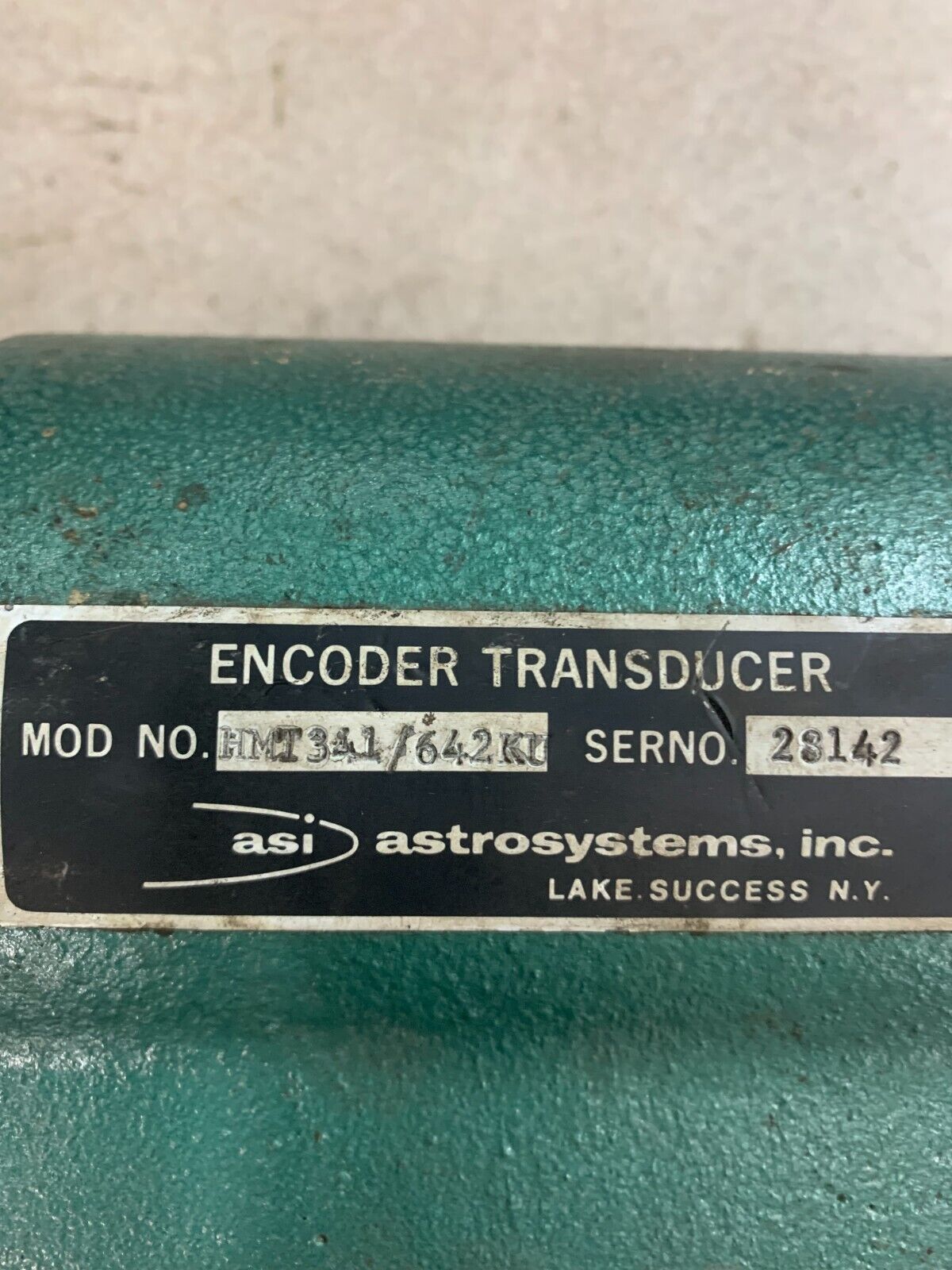 USED ASI ASTROSYSTEMS ENCODER TRANSDUCER HMT341/642KU