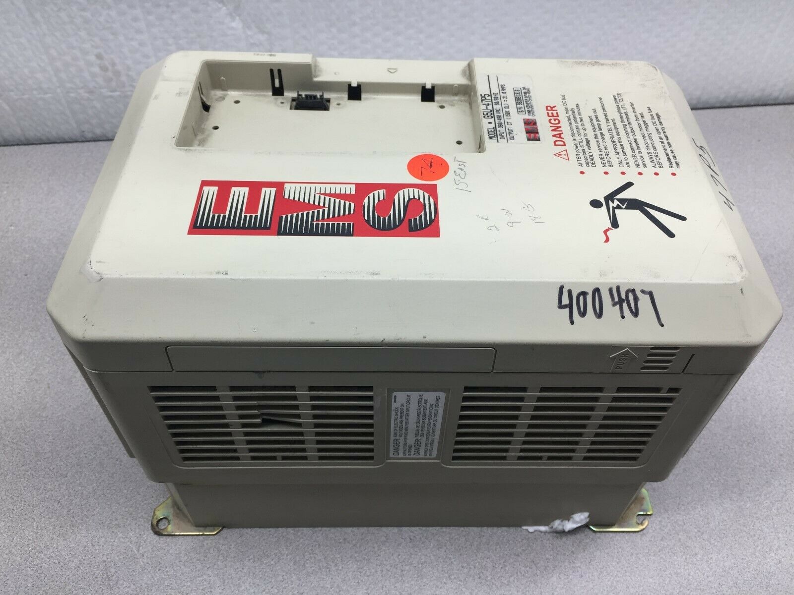 USED EMS 380-460VAC 26AMPS 3PH 0-400HZ CIMR-G5U47P5