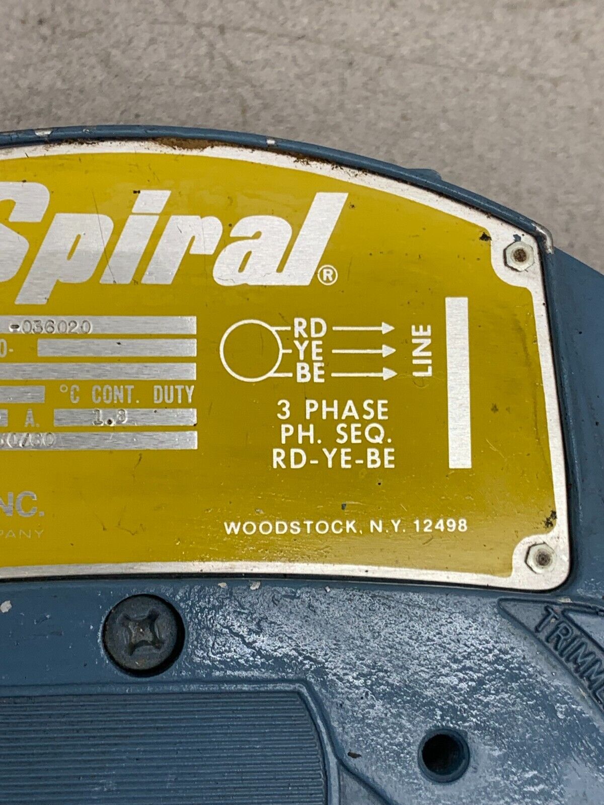 NEW NO BOX ROTRON SPIRAL 220/230V. BLOWER 2P33-036020