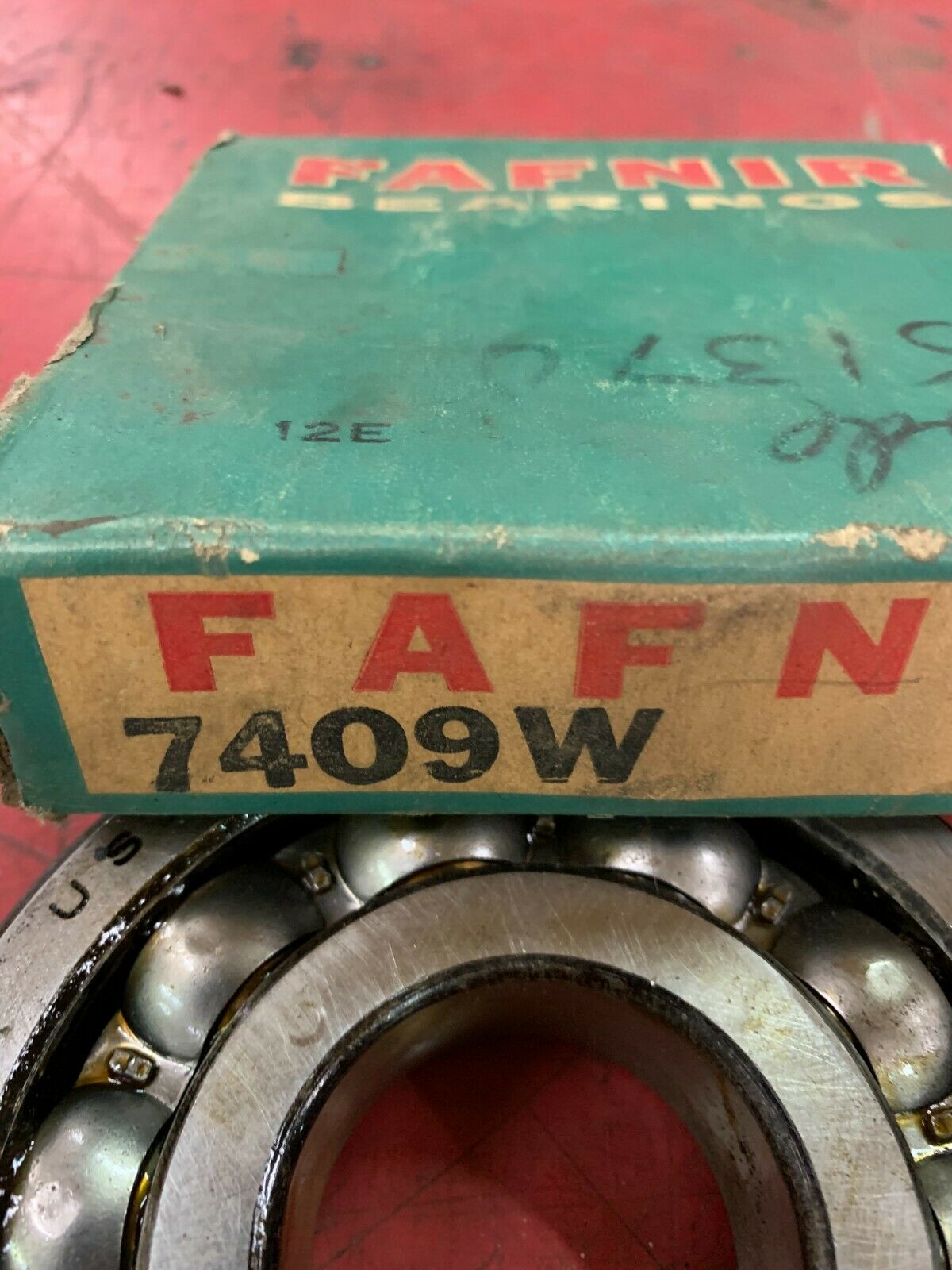 NEW IN BOX FAFNIR ANGULAR CONTACT BALL BEARING 7409W