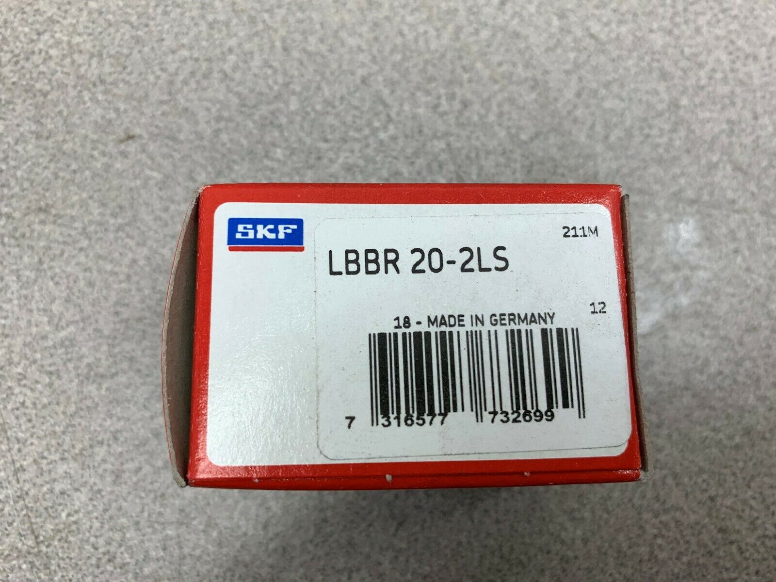 NEW IN BOX SKF BEARING LBBR 20-2LS