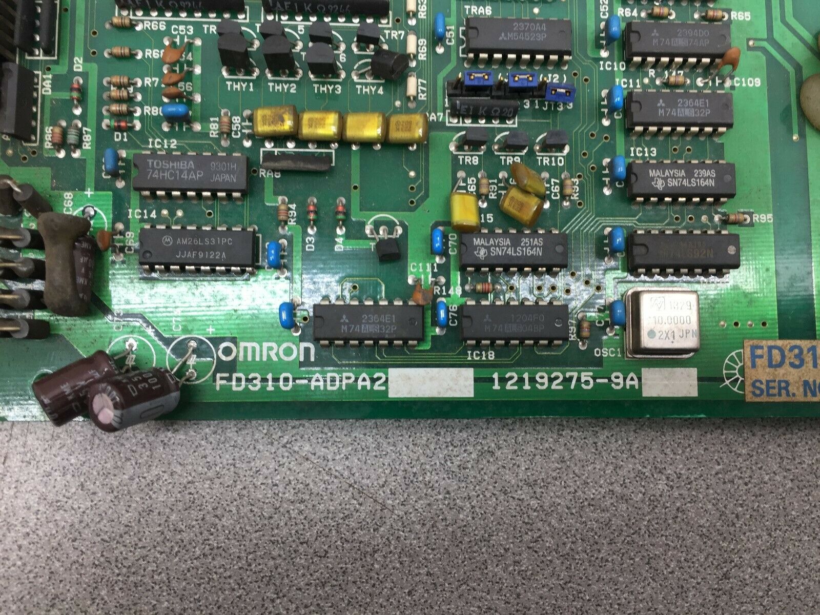 USED OMRON CIRCUIT BOARD FD310-ADPA2