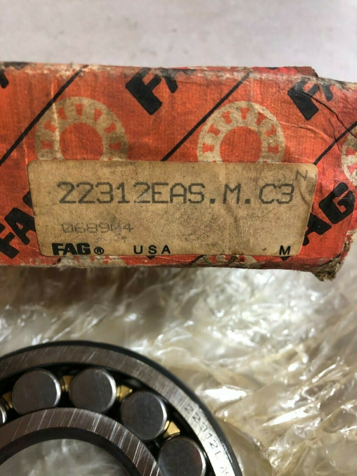 NEW IN BOX FAG 22312EASMC3 SPHERICAL ROLLER BEARING 22312EAS.M.C3