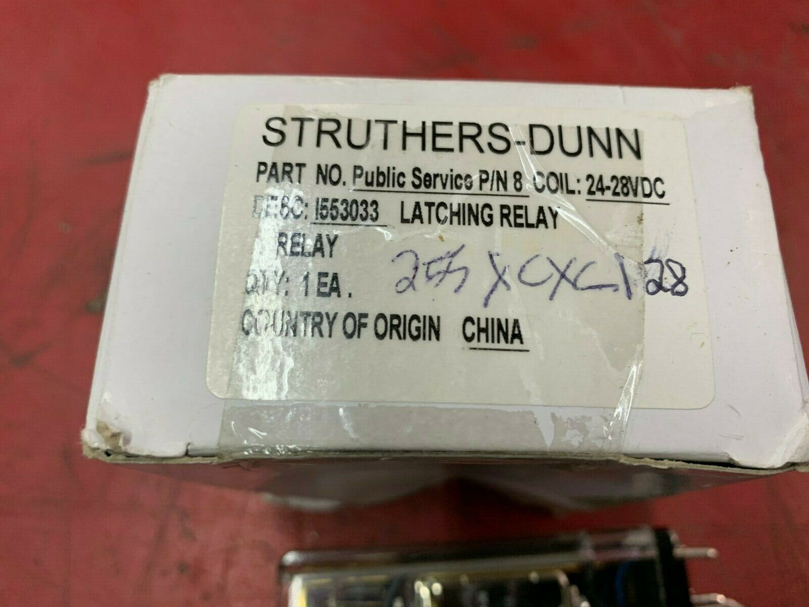 NEW IN BOX STRUTHERS-DUNN 24/28 VDC. COIL 255XCX128