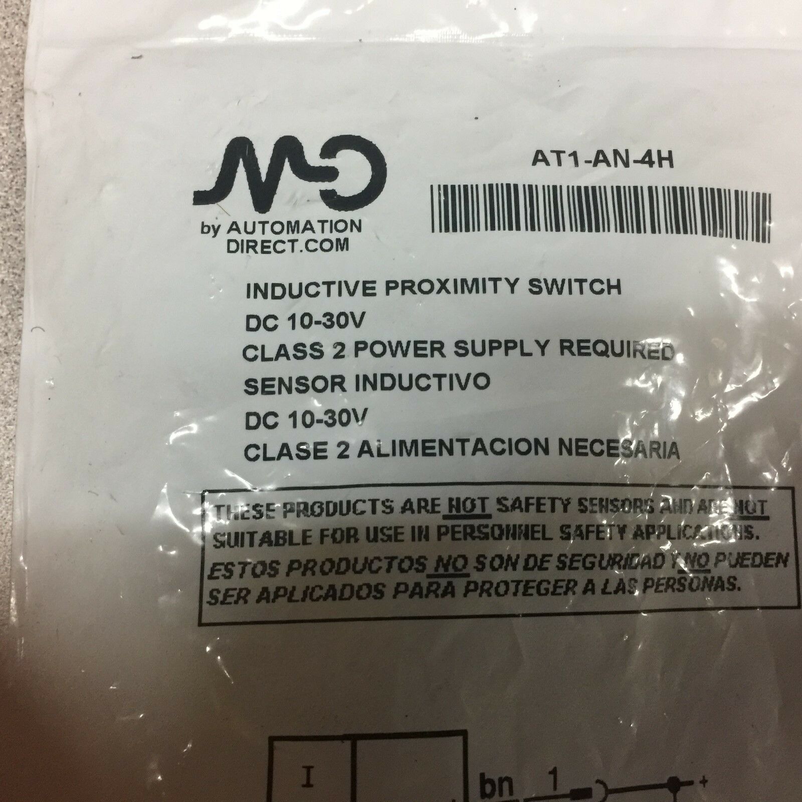 NEW IN PACK AUTOMATION DIRECT INDUCTIVE PROXIMITY SWITCH ATI-AN-4H