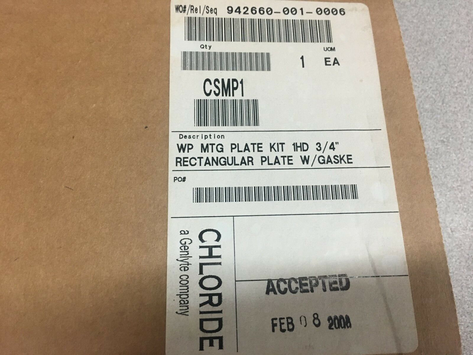 NEW IN BOX CHLORIDE CSMP1