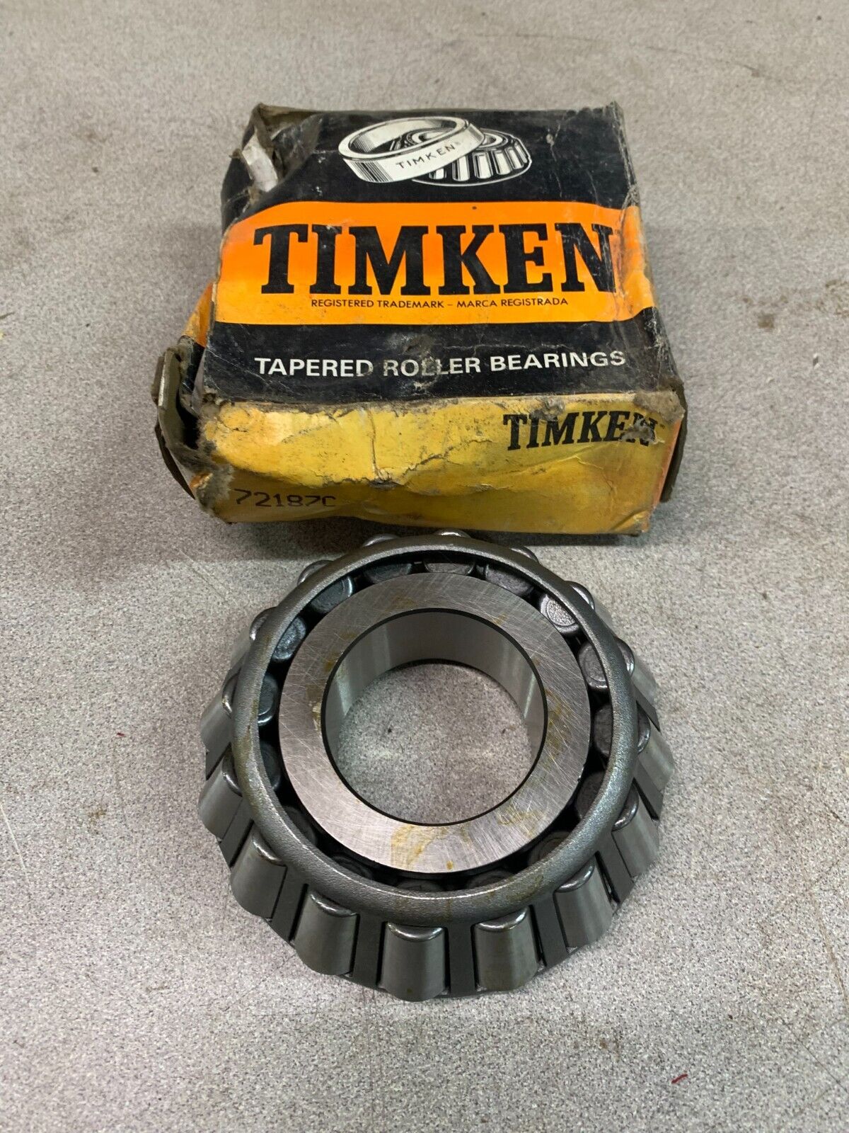 NEW IN BOX TIMKEN TAPERED ROLLER CONE BEARING 72187C