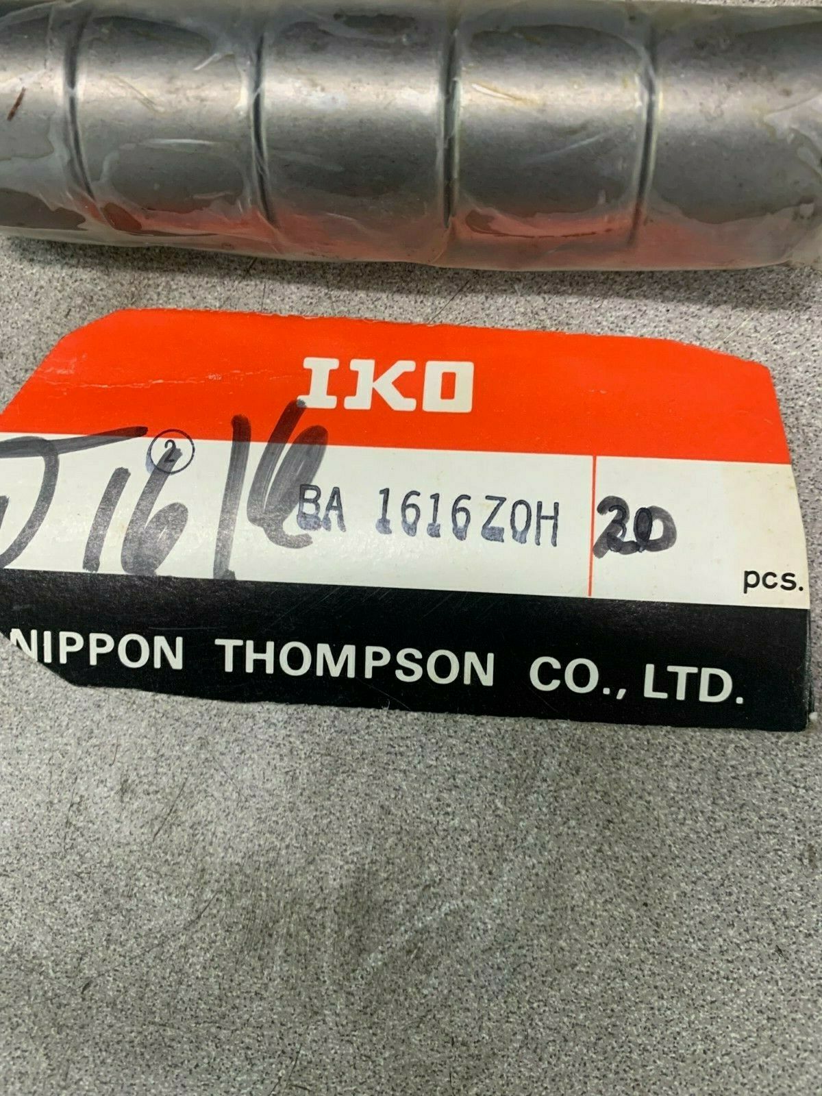 LOT OF 5 NEW NO BOX IKO NEEDLE ROLLER BEARINGS BA 1616ZOH