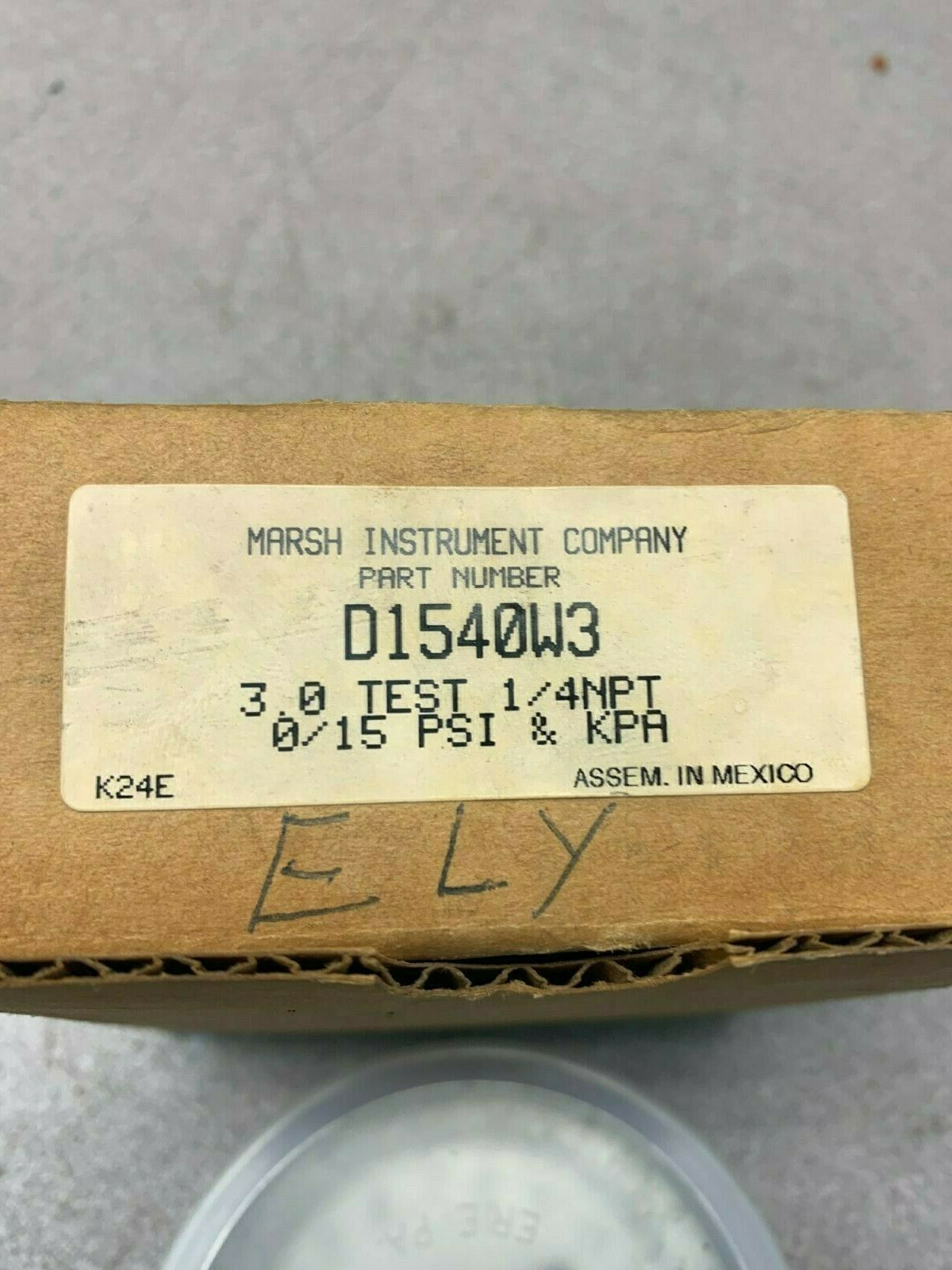 NEW IN BOX MARSH GAUGE D1540W3