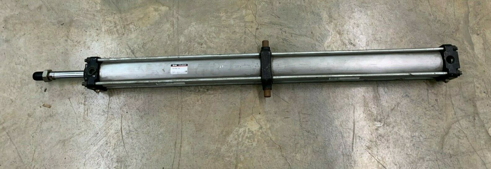 USED SMC DOUBLE ACTING PNEUMATIC CYLINDER CDA1TN150-700