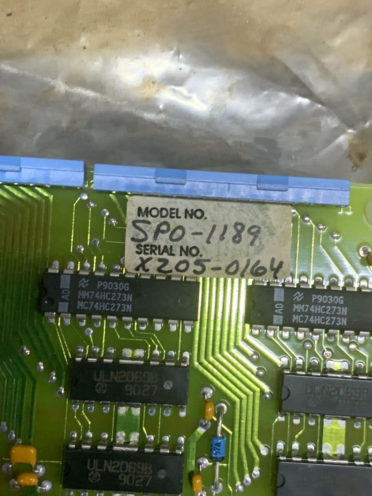 USED CTC SP0-1189 MLS LOGIC BOARD BD0059-0203