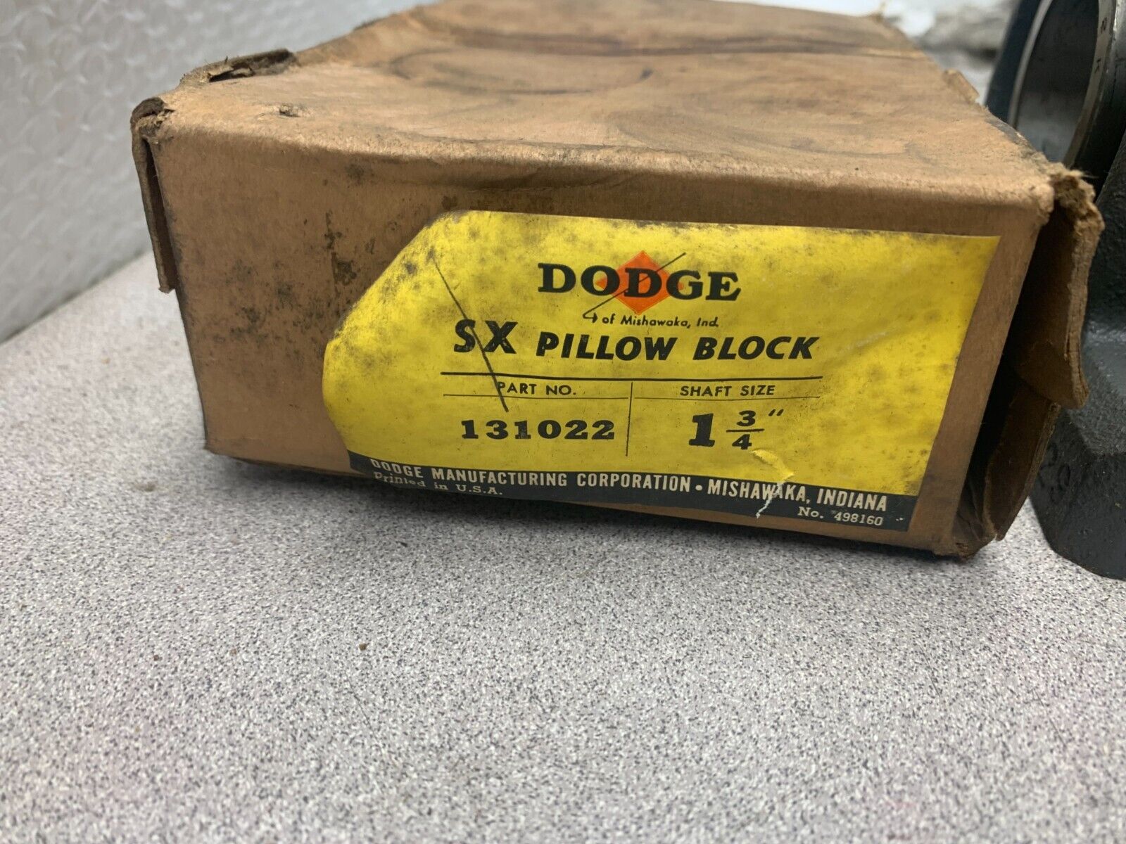 NEW IN BOX DODGE SX PILLOW BLOCK BEARING 1-3/4" BORE 131022