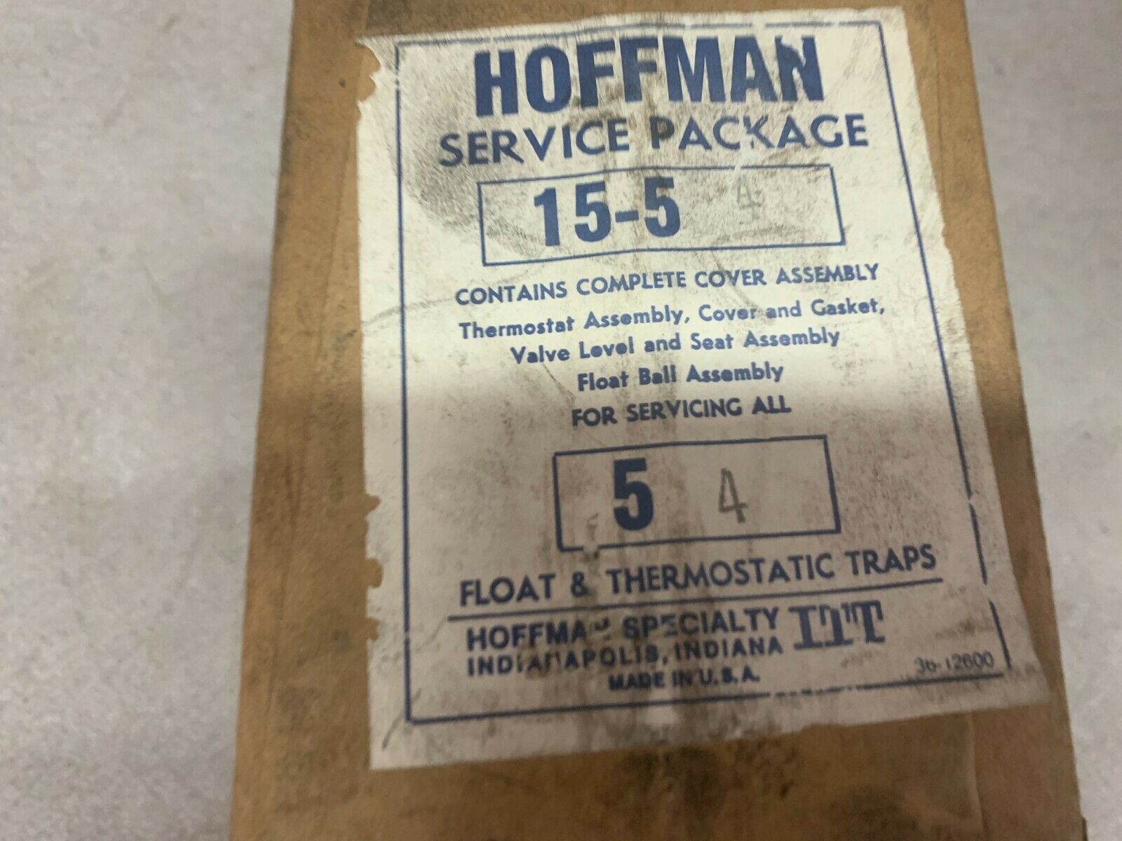 NEW IN BOX HOFFMAN THERMOSTATIC FLOAT 15-5